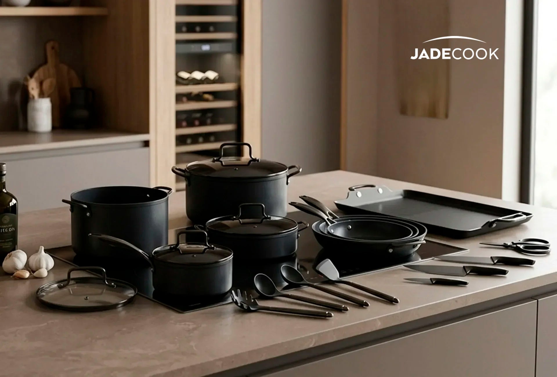 Baterías de cocina Jade Black