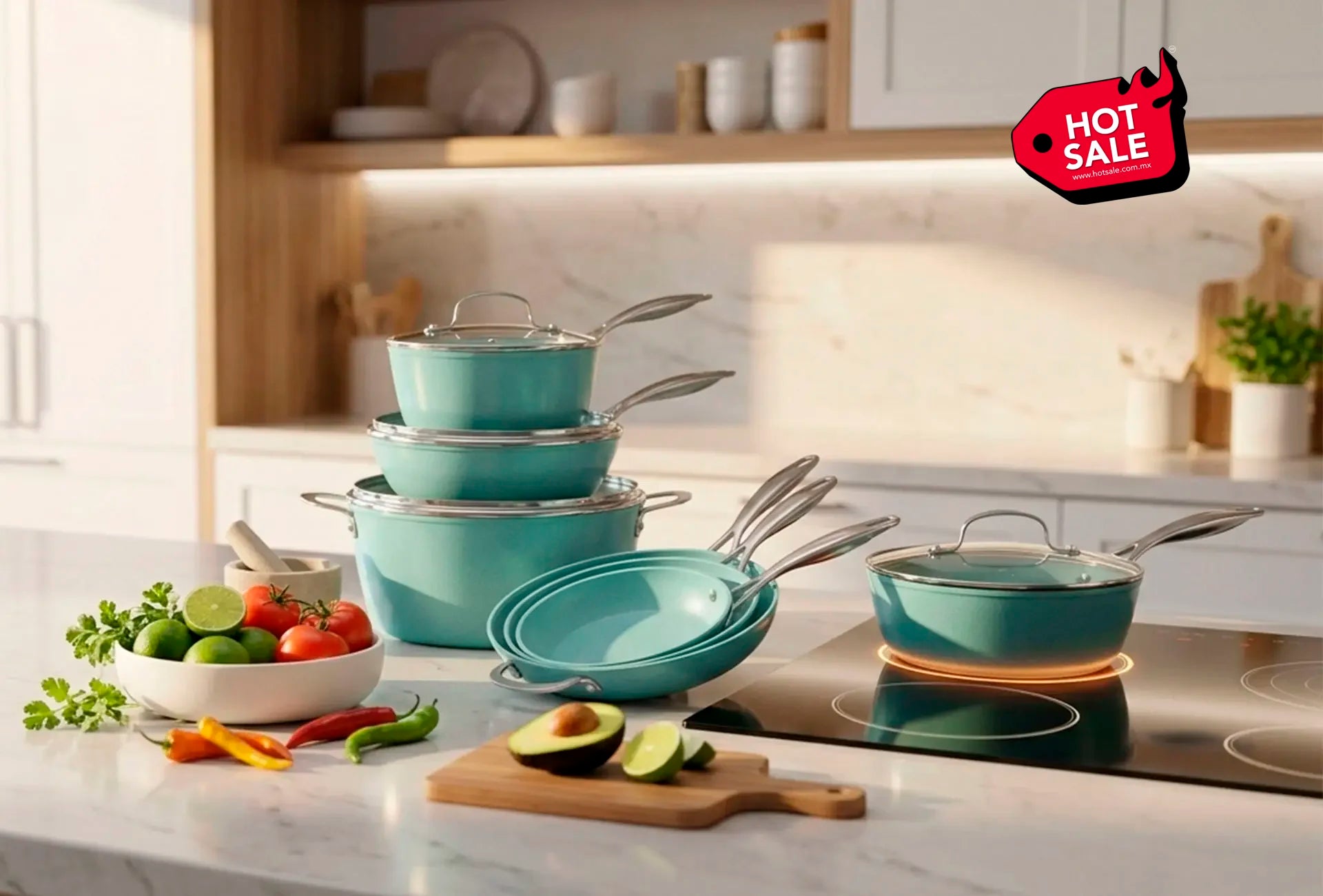 Baterías Jade Chef: <br>
Cocina como un profesional