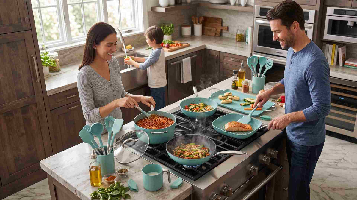 ¿Cuántas piezas necesitas? Guía para elegir tu batería de cocina Jade Cook
