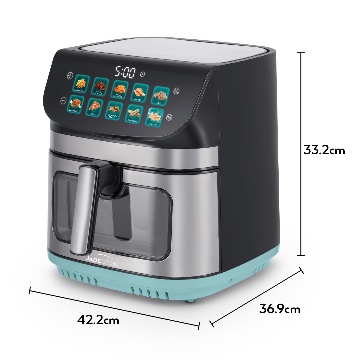 Freidora de aire con ahumador 9 Litros Jade Cook