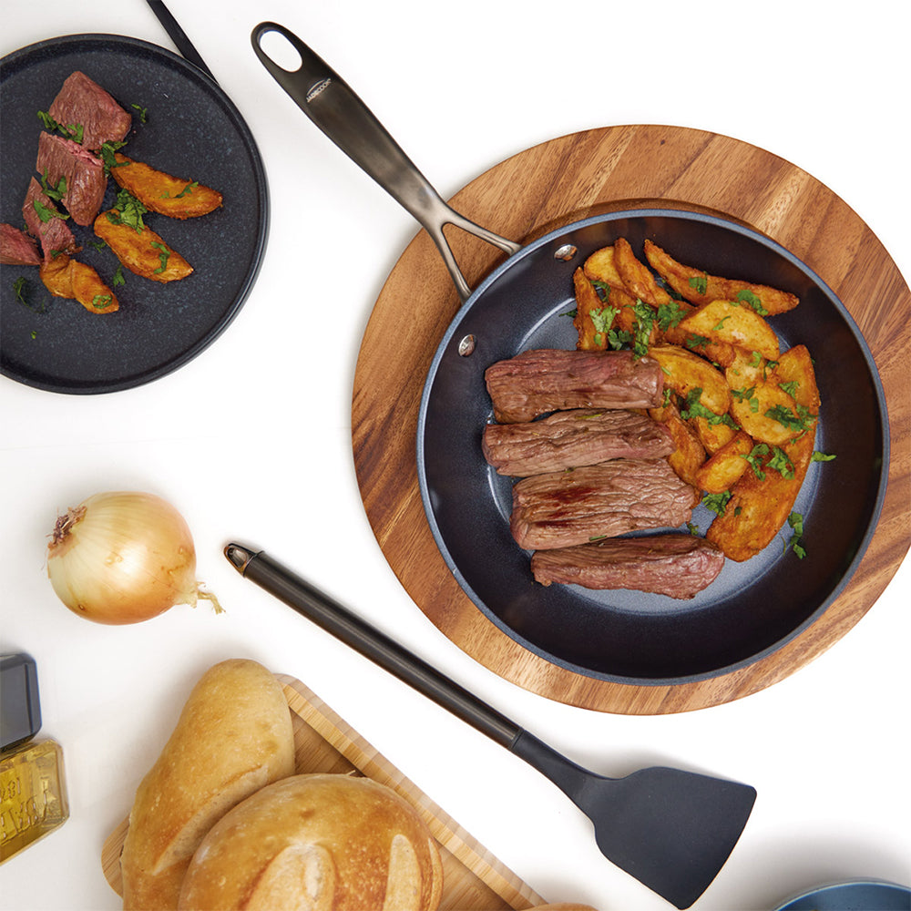 Sartén con tapa de vidrio 26 cm Jade Black