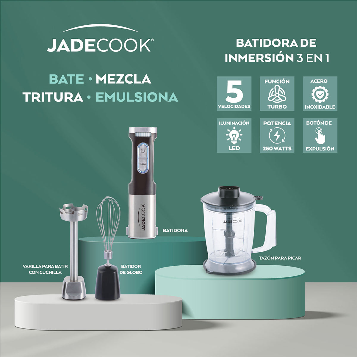 Batidora de inmersión Jade Cook