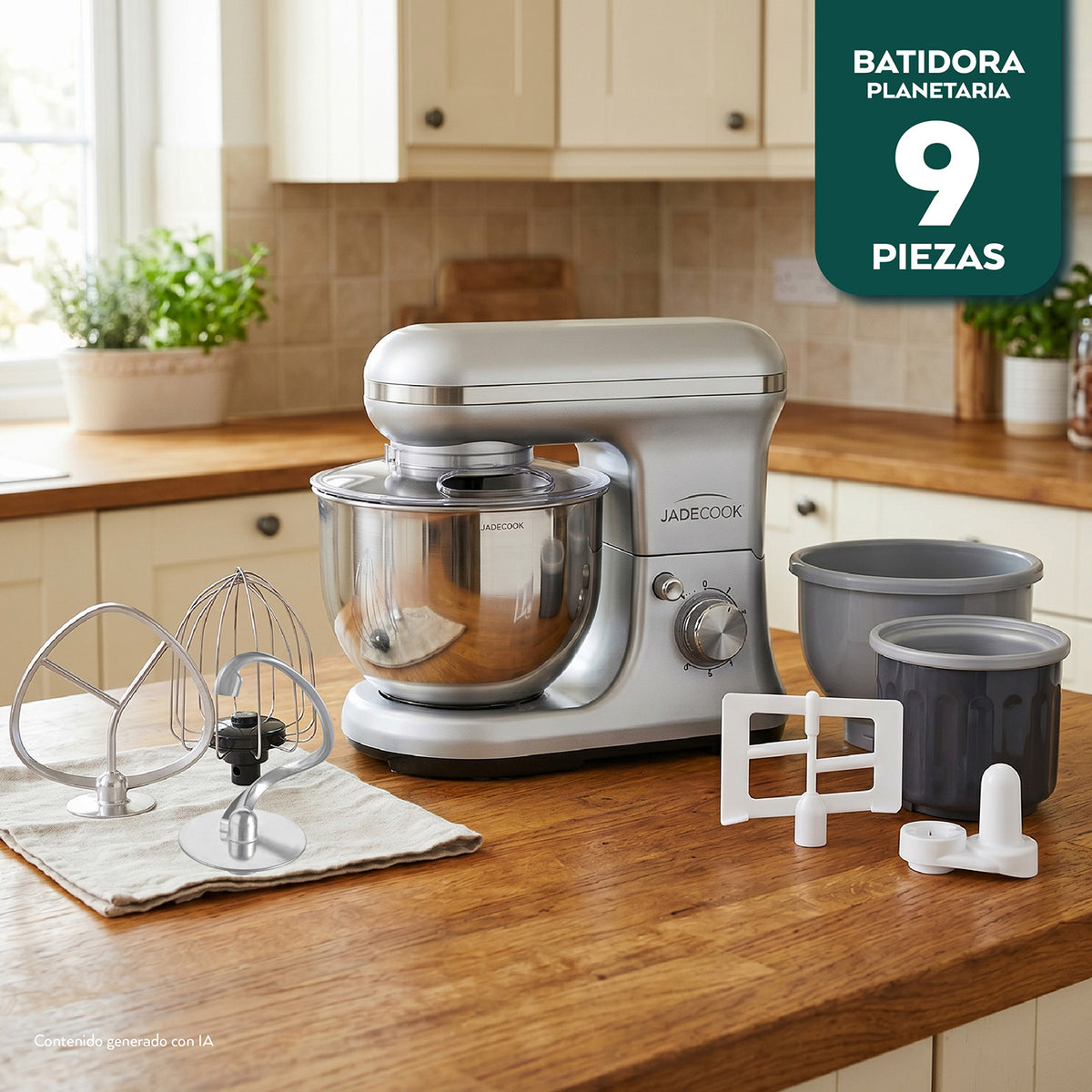 Batidora de pedestal 4 en 1 Jade Cook