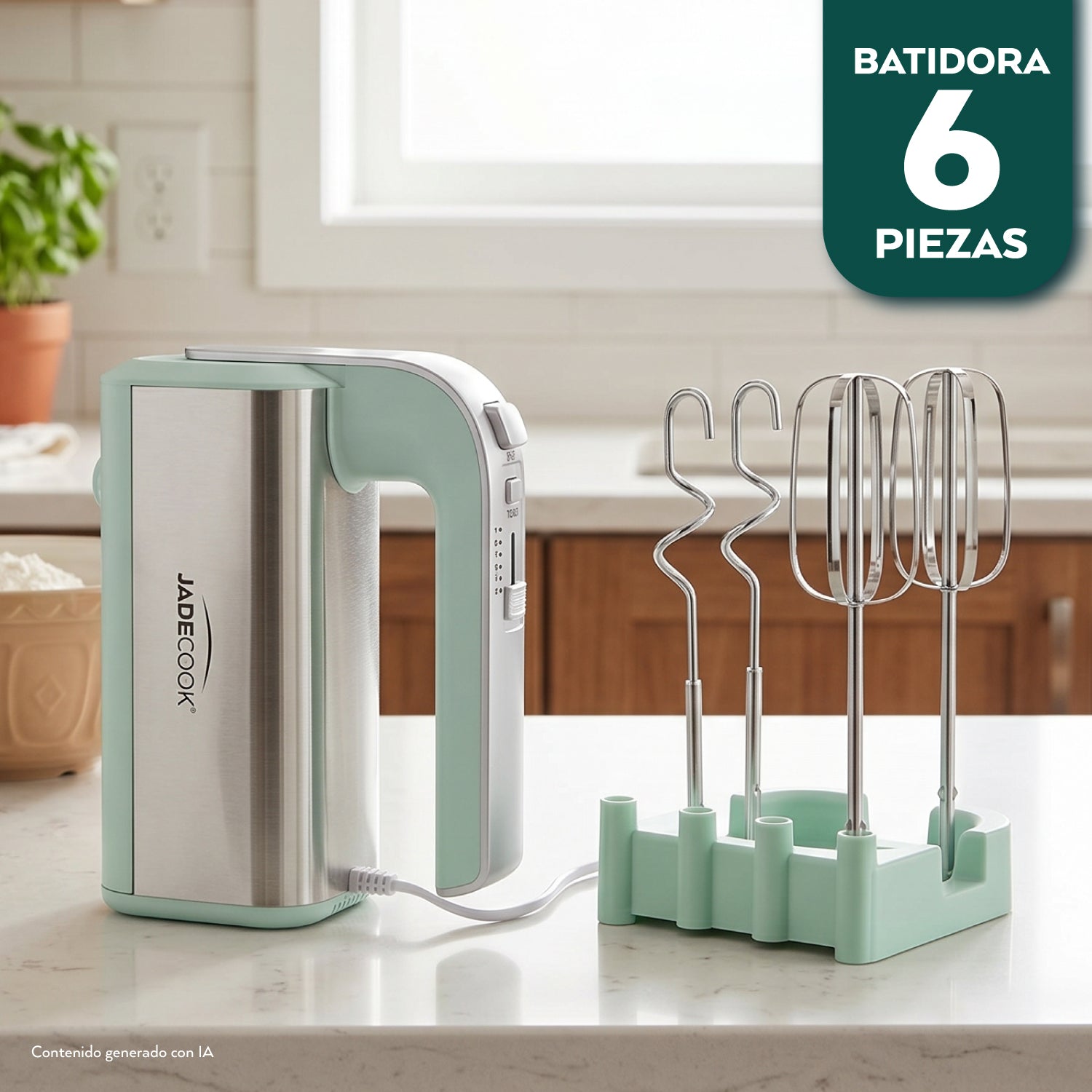 Batidora Manual de 5 velocidades Jade Cook