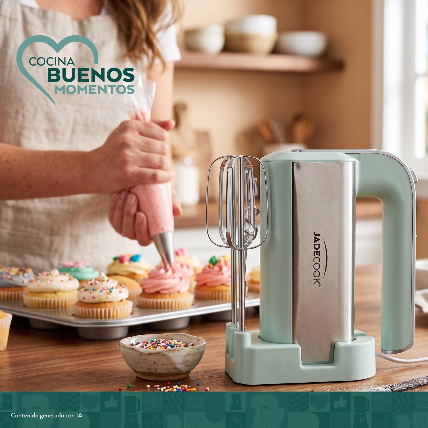 Batidora Manual de 5 velocidades Jade Cook