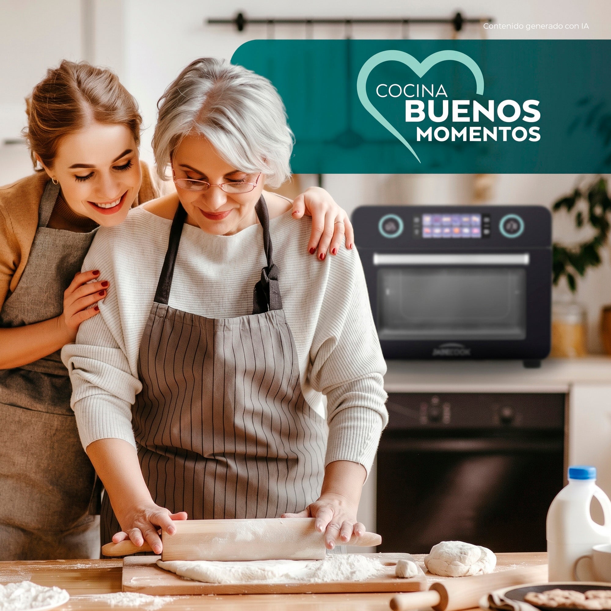 Horno Digital con Freidora de Aire 25 L Jade Electro