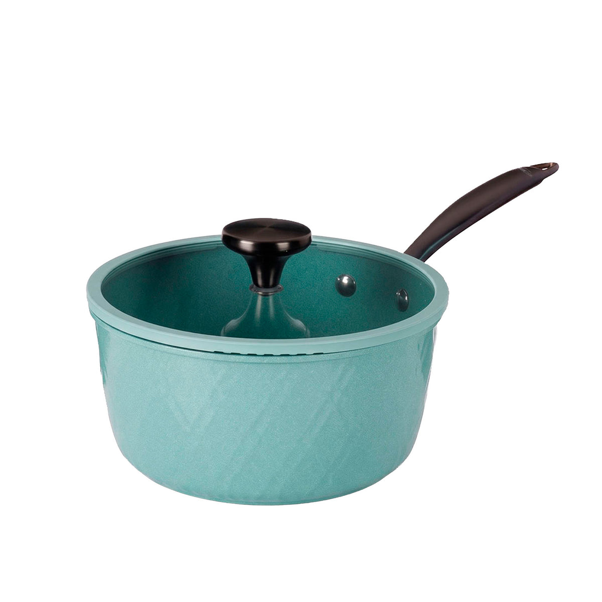 Cazo de 20 cm con Tapa de Vidrio Templado Jade Cook Double Diamond