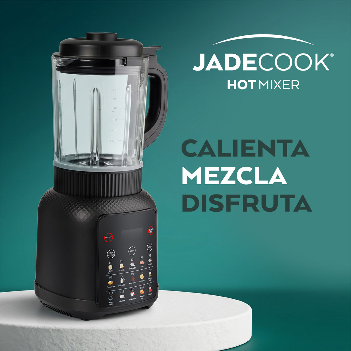 Hot Mixer Jade Cook: Licuadora Multifuncional con Sistema de Calentamiento 800w