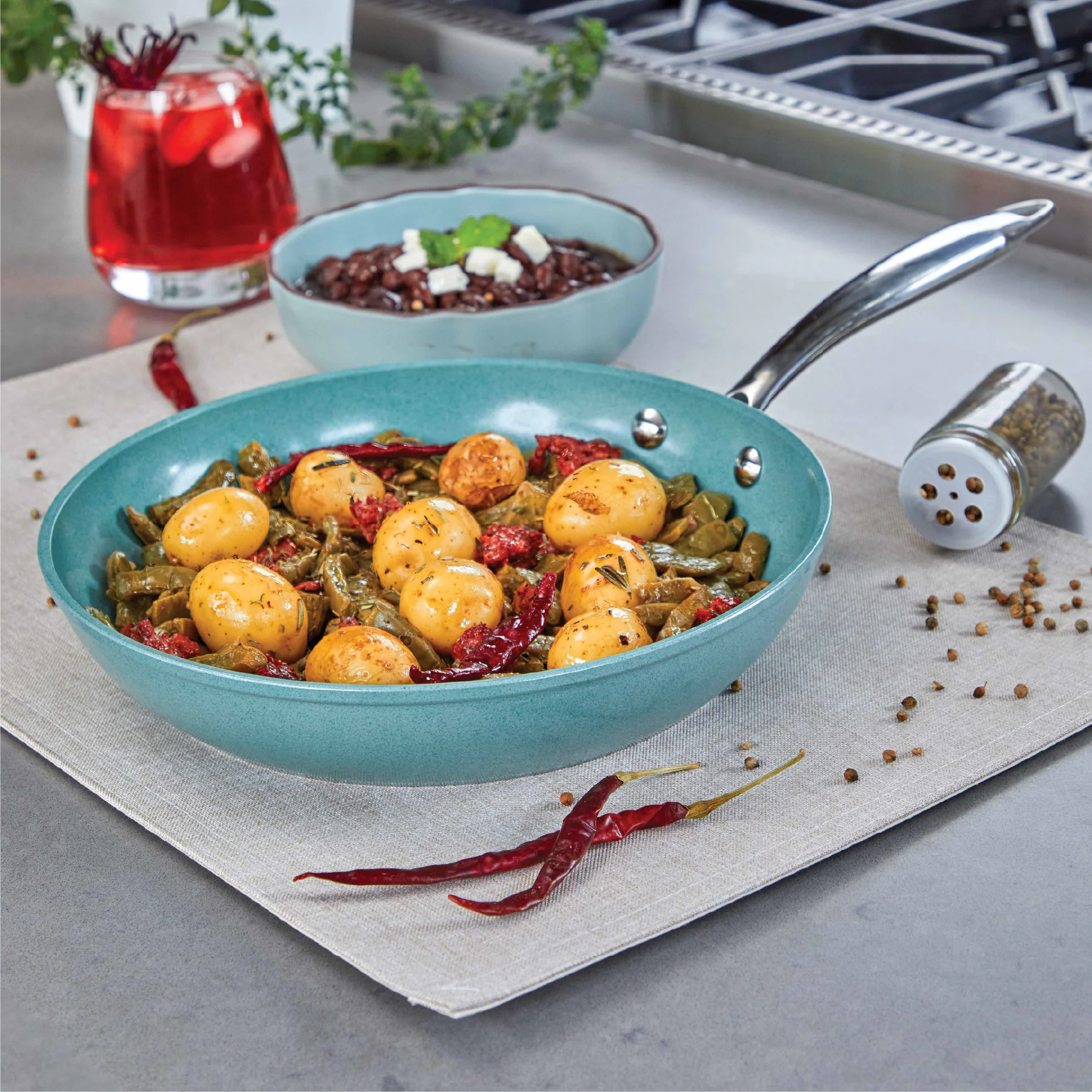 Batería de cocina Jade Chef +Plus 22 piezas