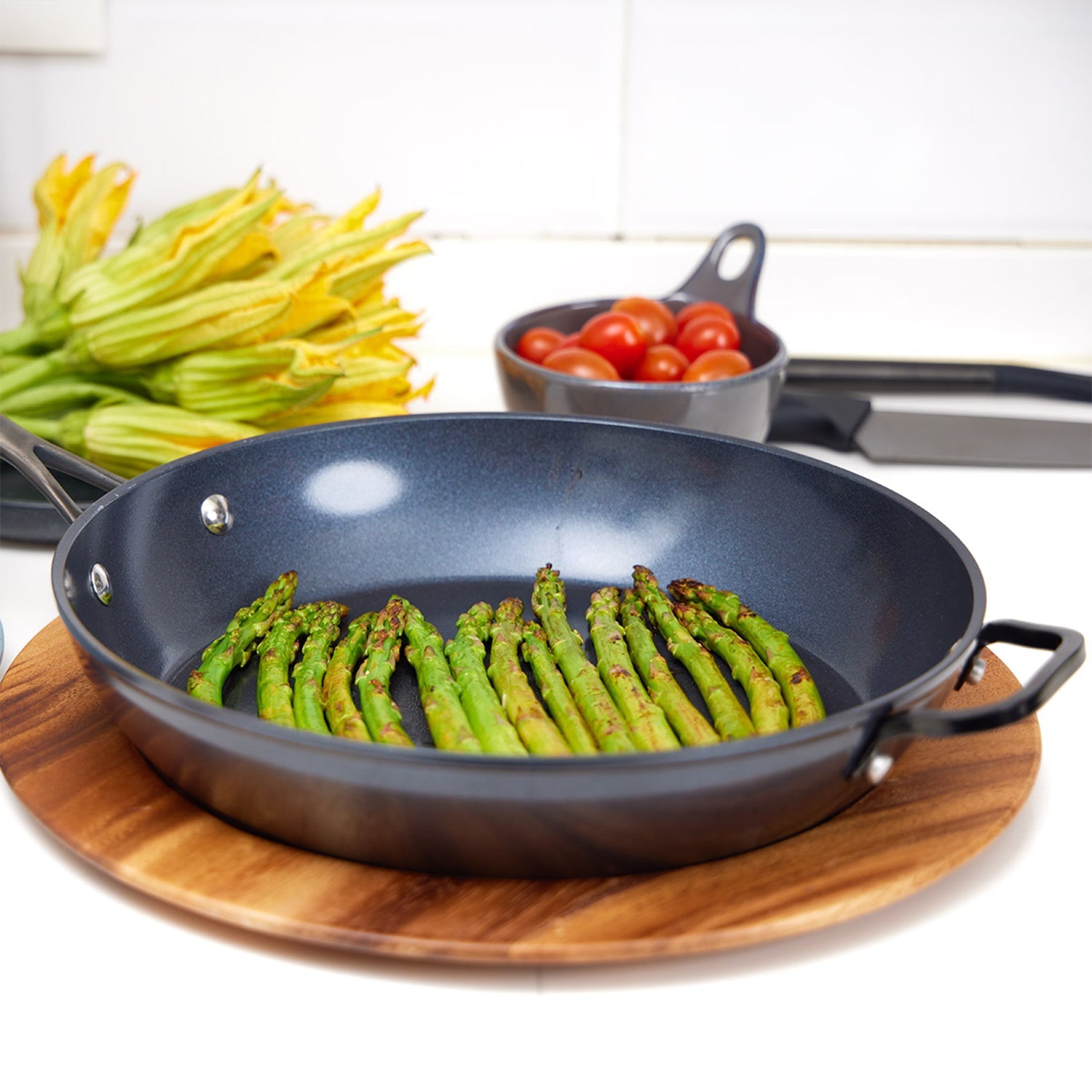 2 Sartenes Jade Black: 24 y 28cm