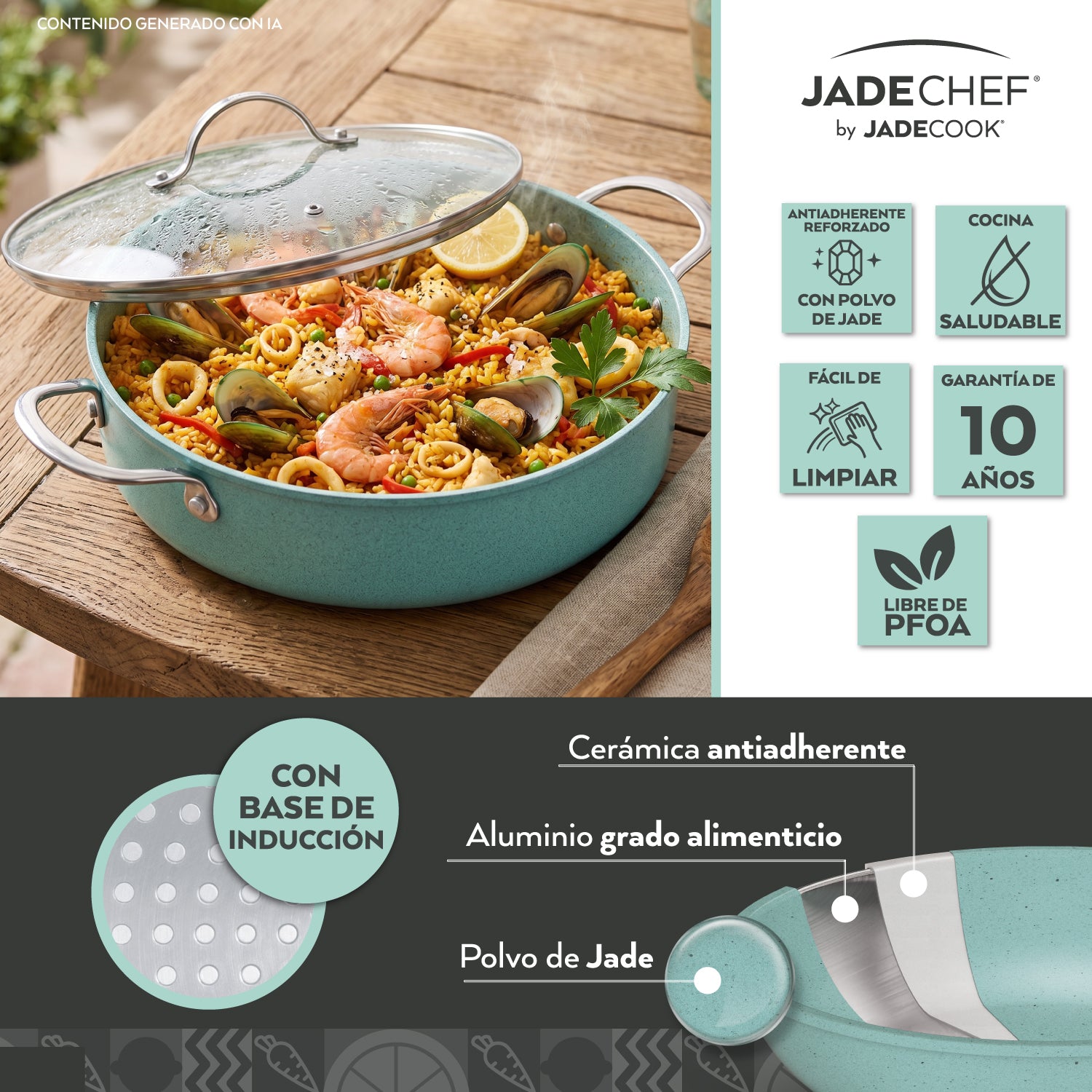 Batería apilable Jade ProSeries 17 piezas