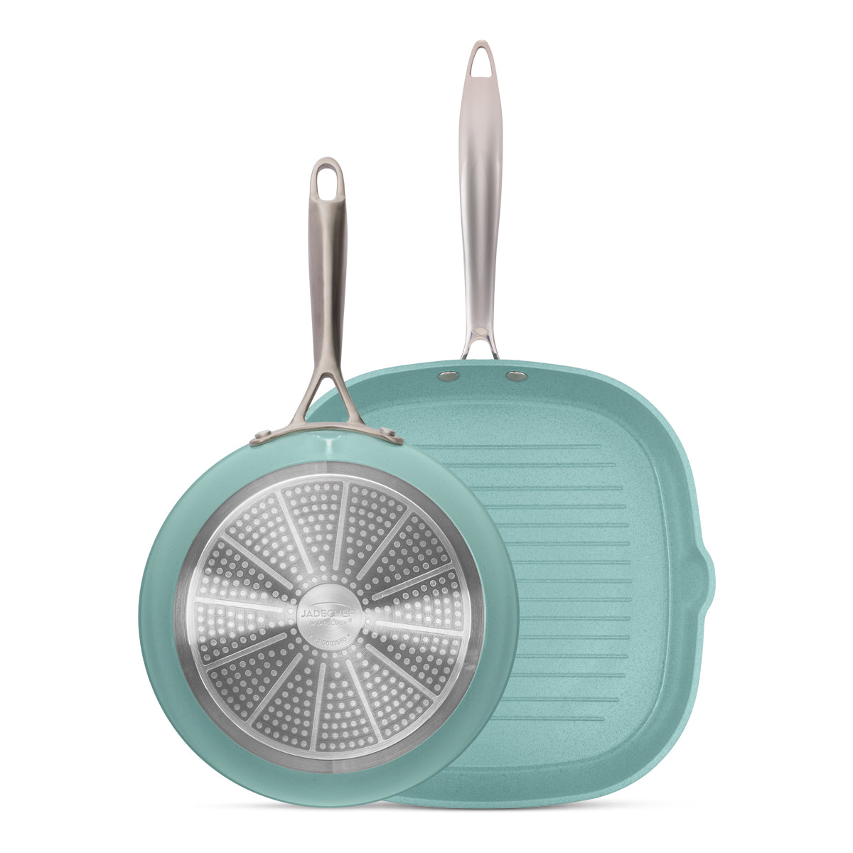 2 Pack Sarten 24 cm y Grill