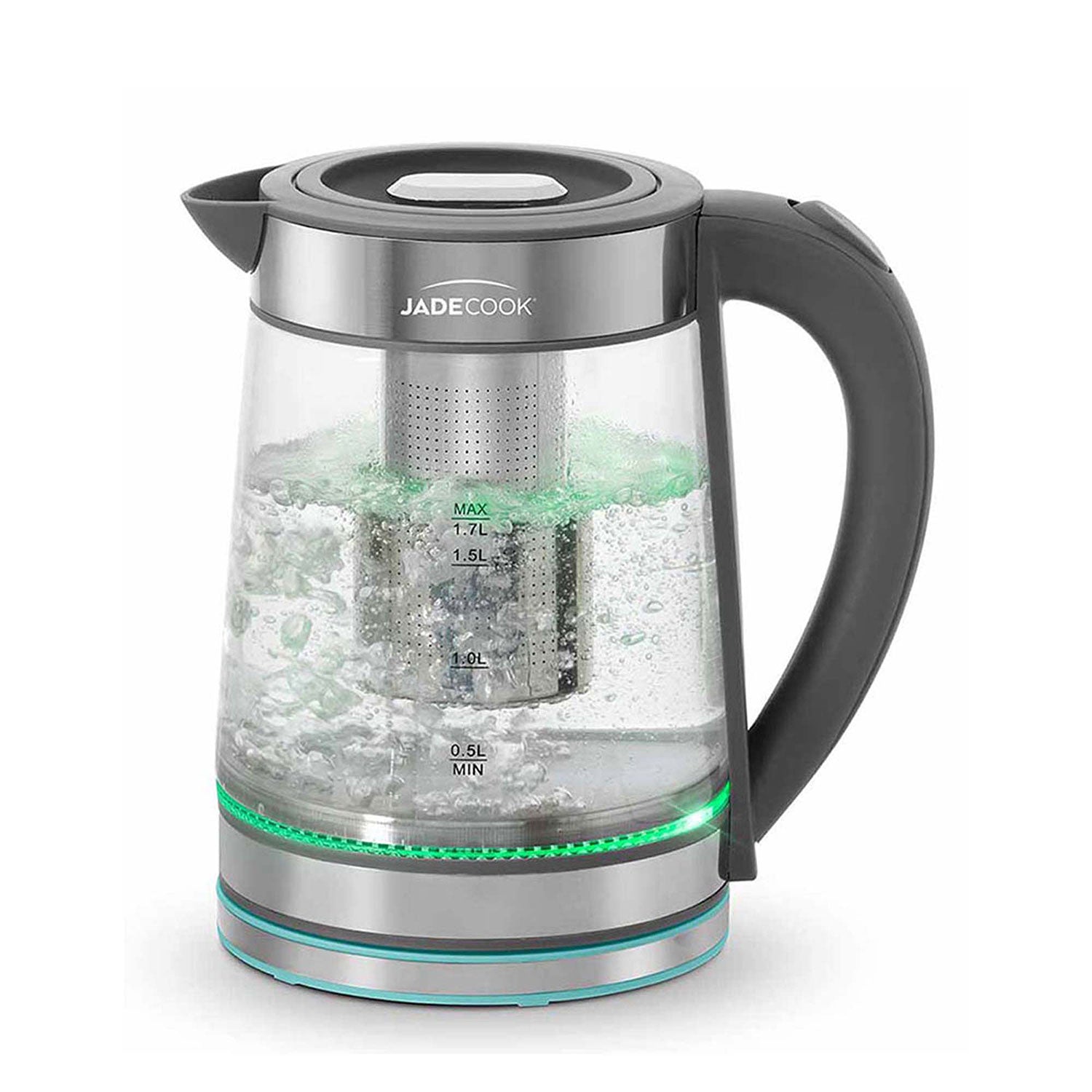 Tetera Eléctrica con Infusor Jade Cook 1.7L