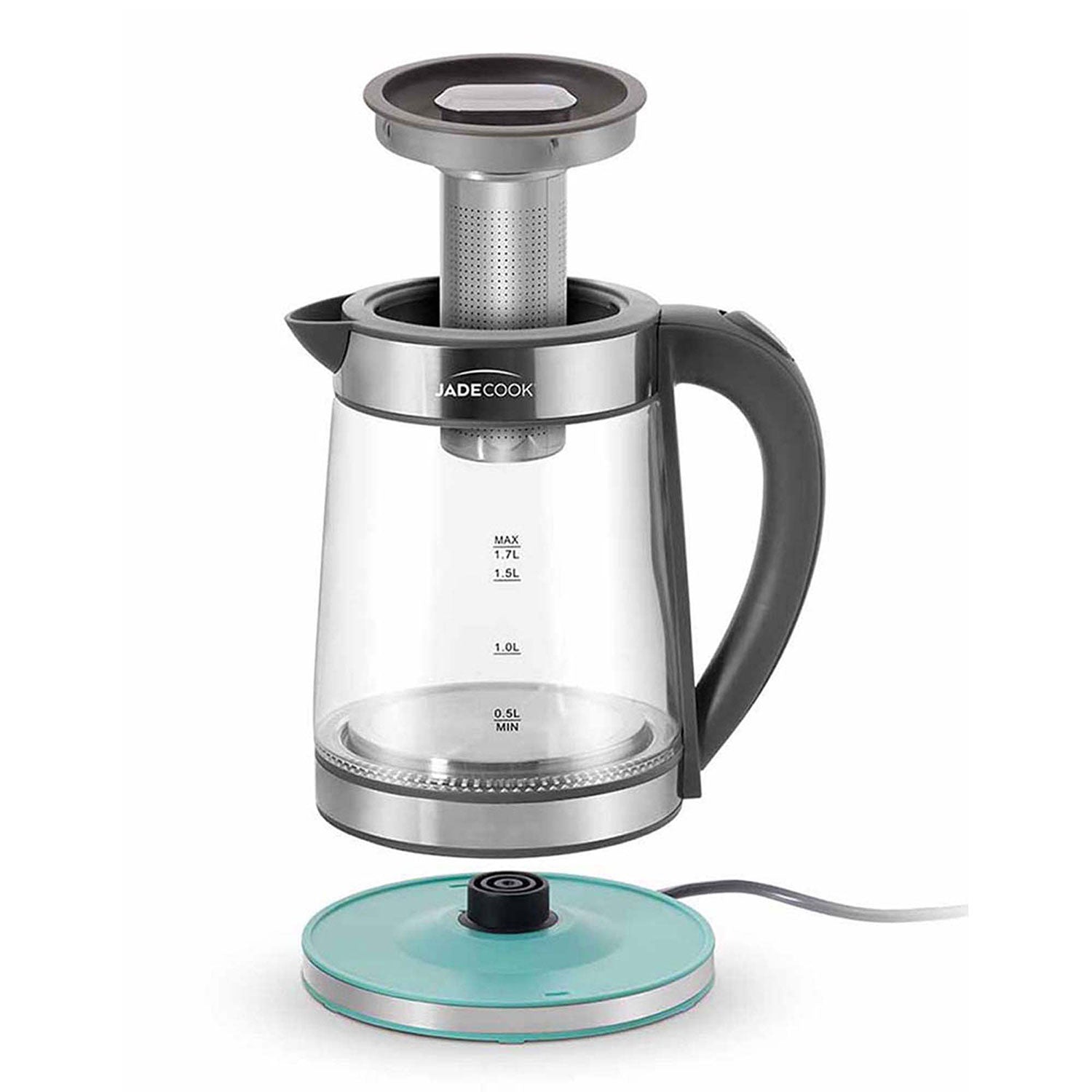Tetera Eléctrica con Infusor Jade Cook 1.7L