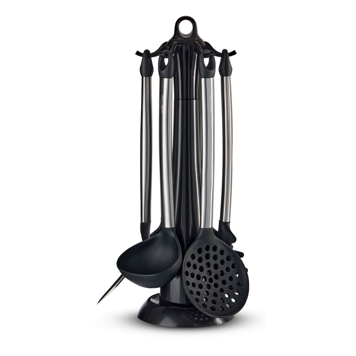 Set de Utensilios 6 Piezas Silver Touch Jade Cook