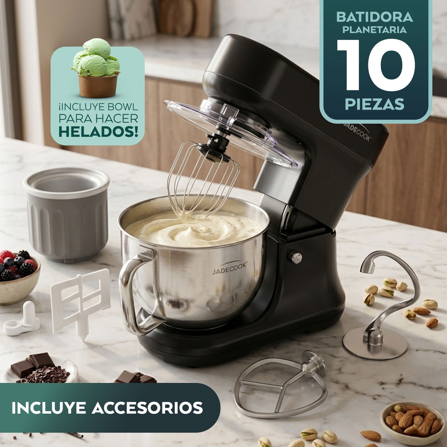 Batidora de Pedestal Digital Jade Cook