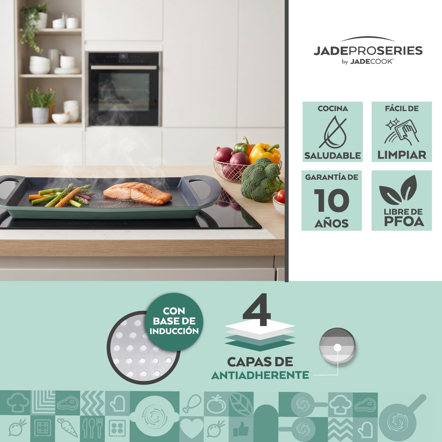 Comal XL 35 cm Jade ProSeries