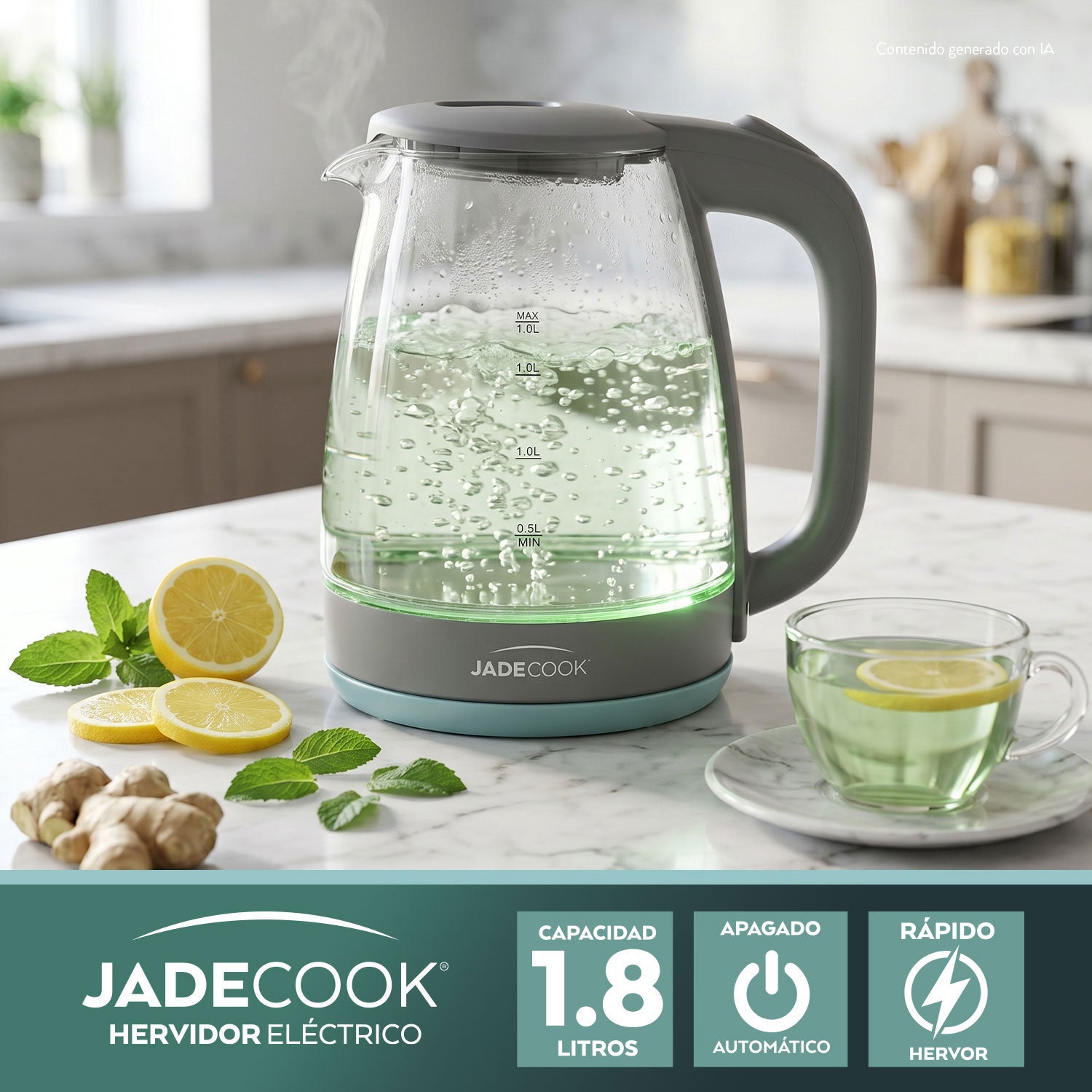 Jade Electro Tetera 1.8L 1000 w
