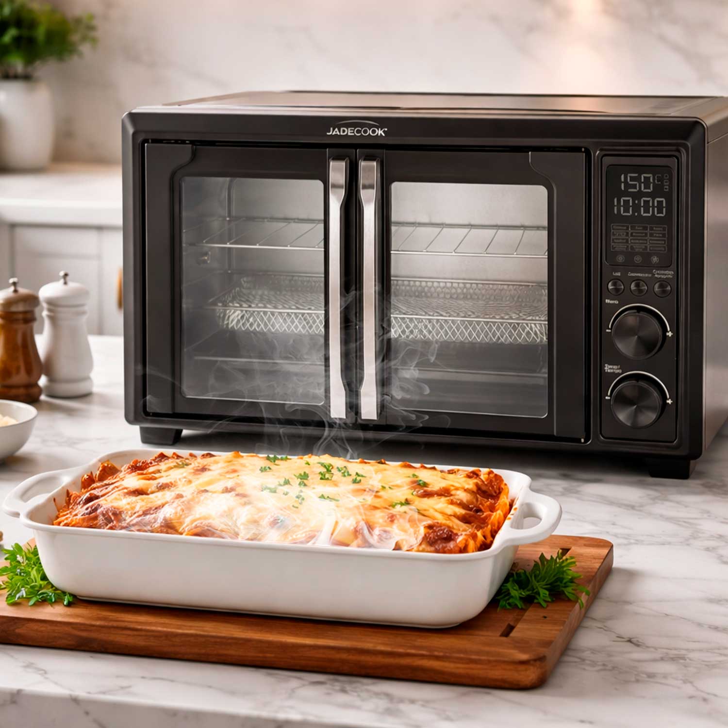 Horno con Freidora de Aire 30 L Jade Cook con Convección y Rosticero