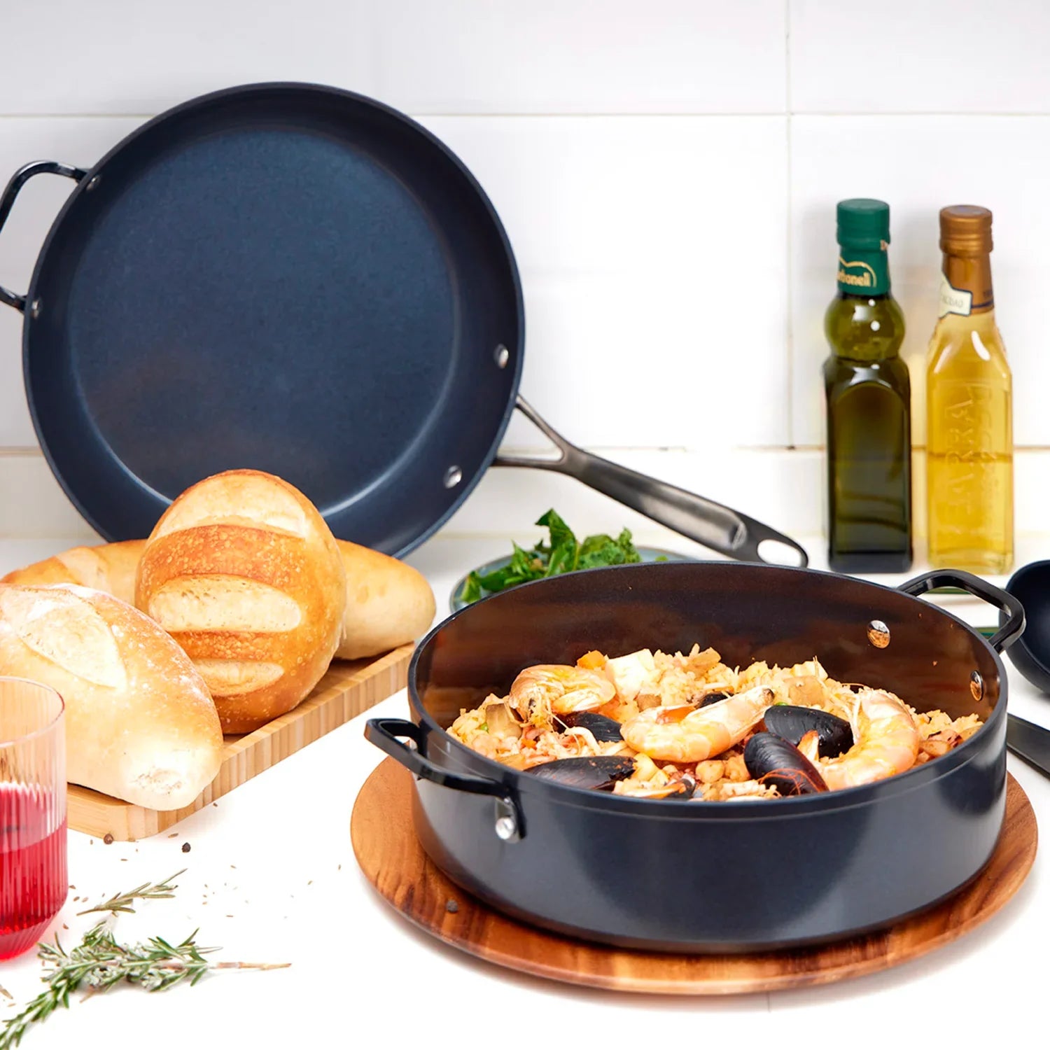 Batería de cocina Jade Black 20 piezas