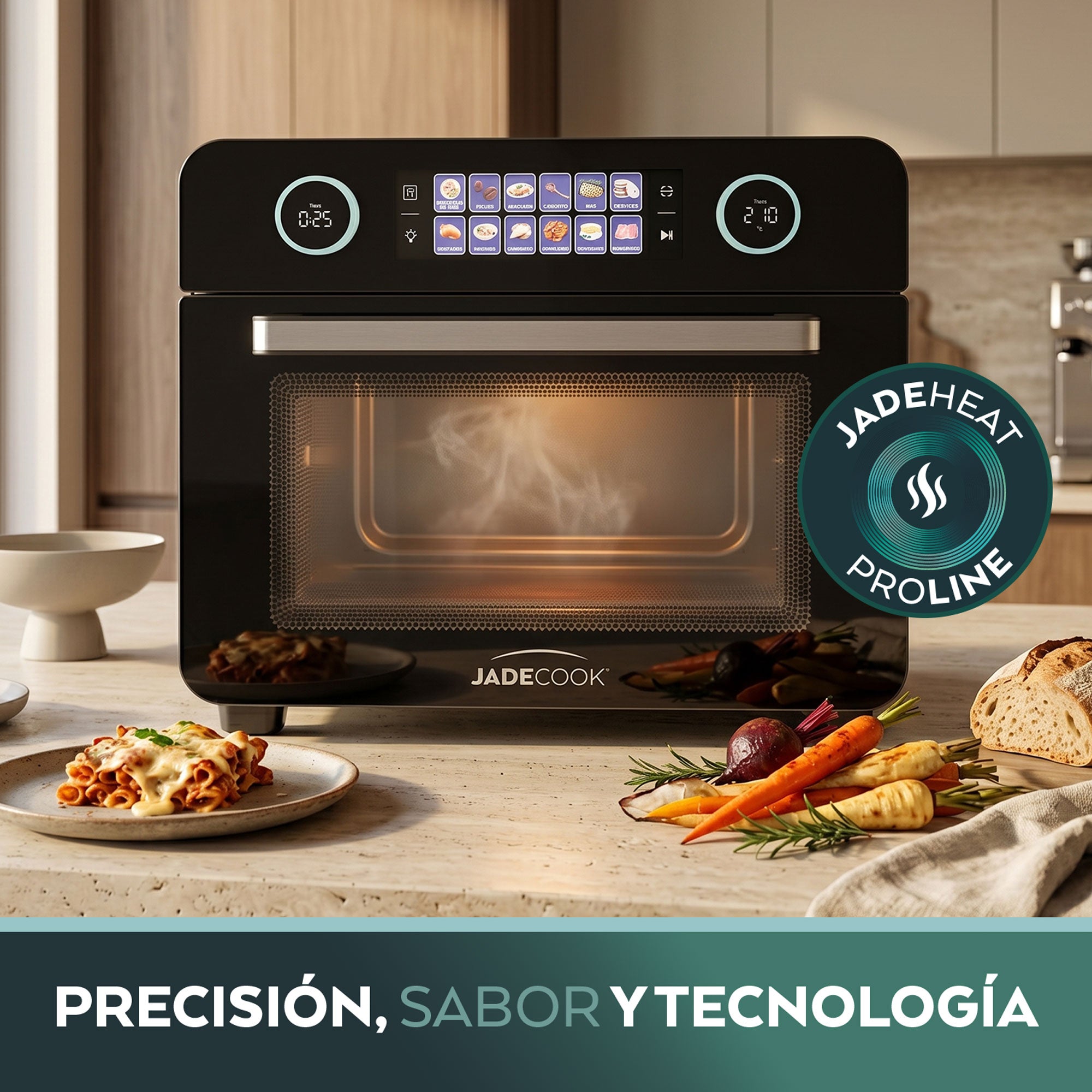 Horno Digital con Freidora de Aire 25 L Jade Electro