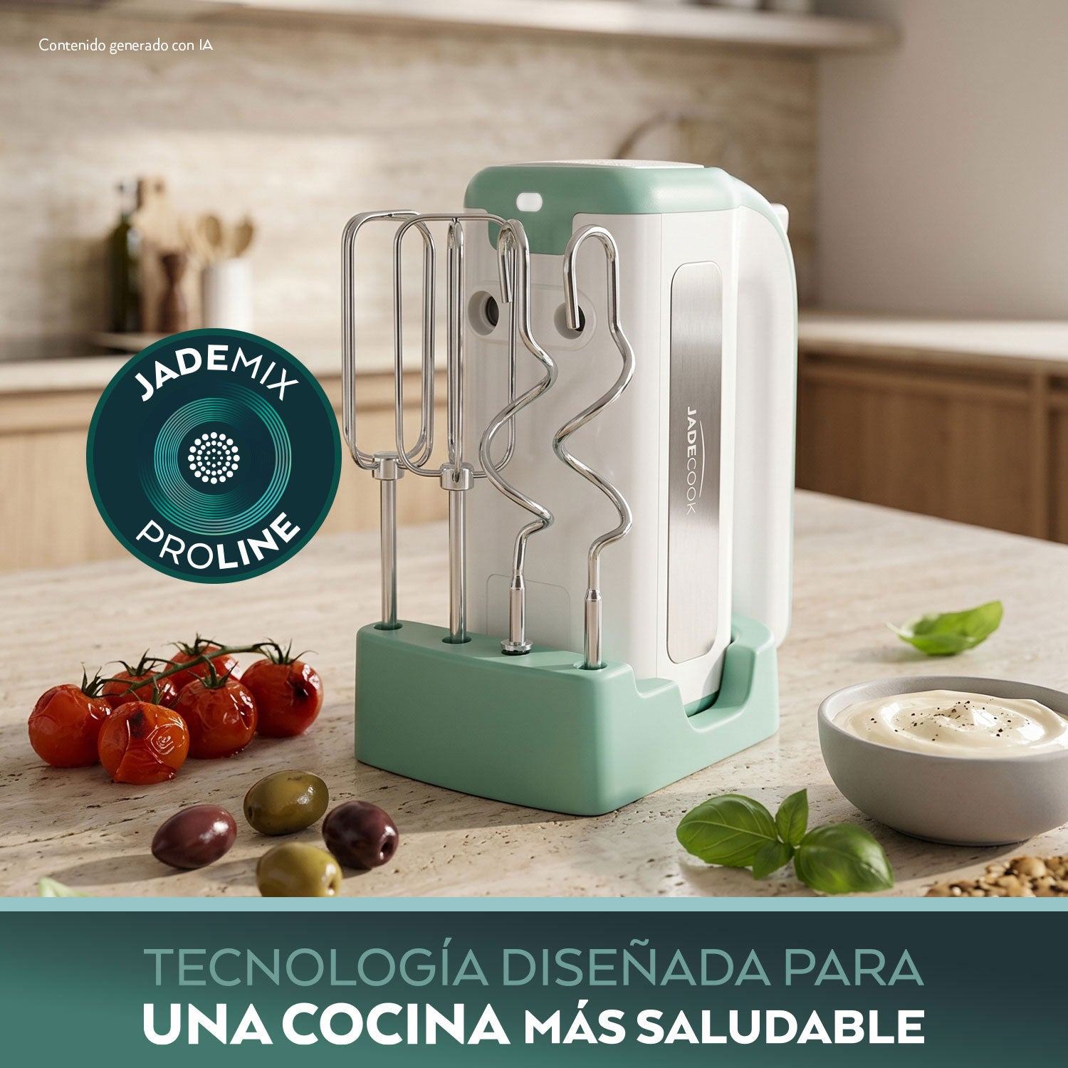 Batidora manual con accesorios Jade Cook