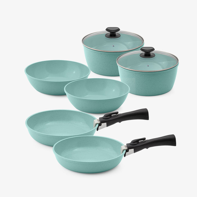 Paquete 2 baterías apilables Jade Smart | Apilables con Mango Removible