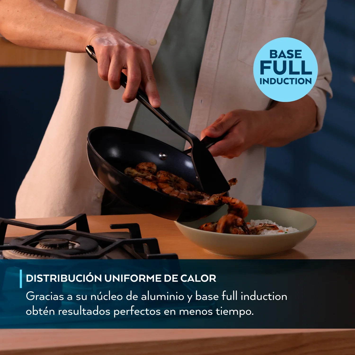 Batería de cocina Jade Black 15 piezas