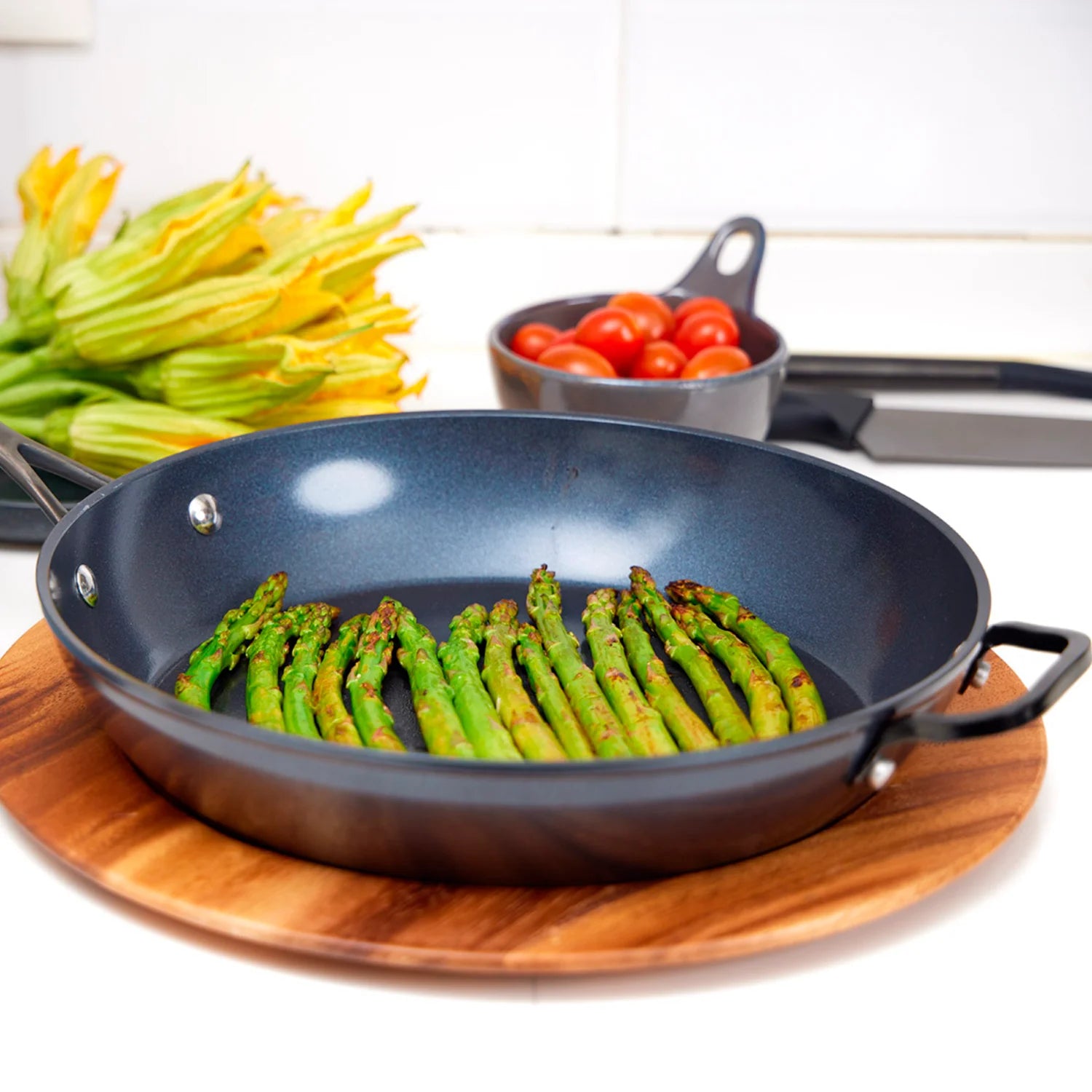 Batería de cocina Jade Black 15 piezas