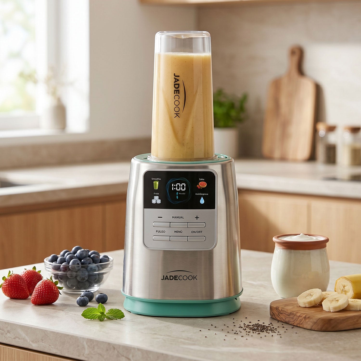 Licuadora Digital Jade Cook 1400 Watts