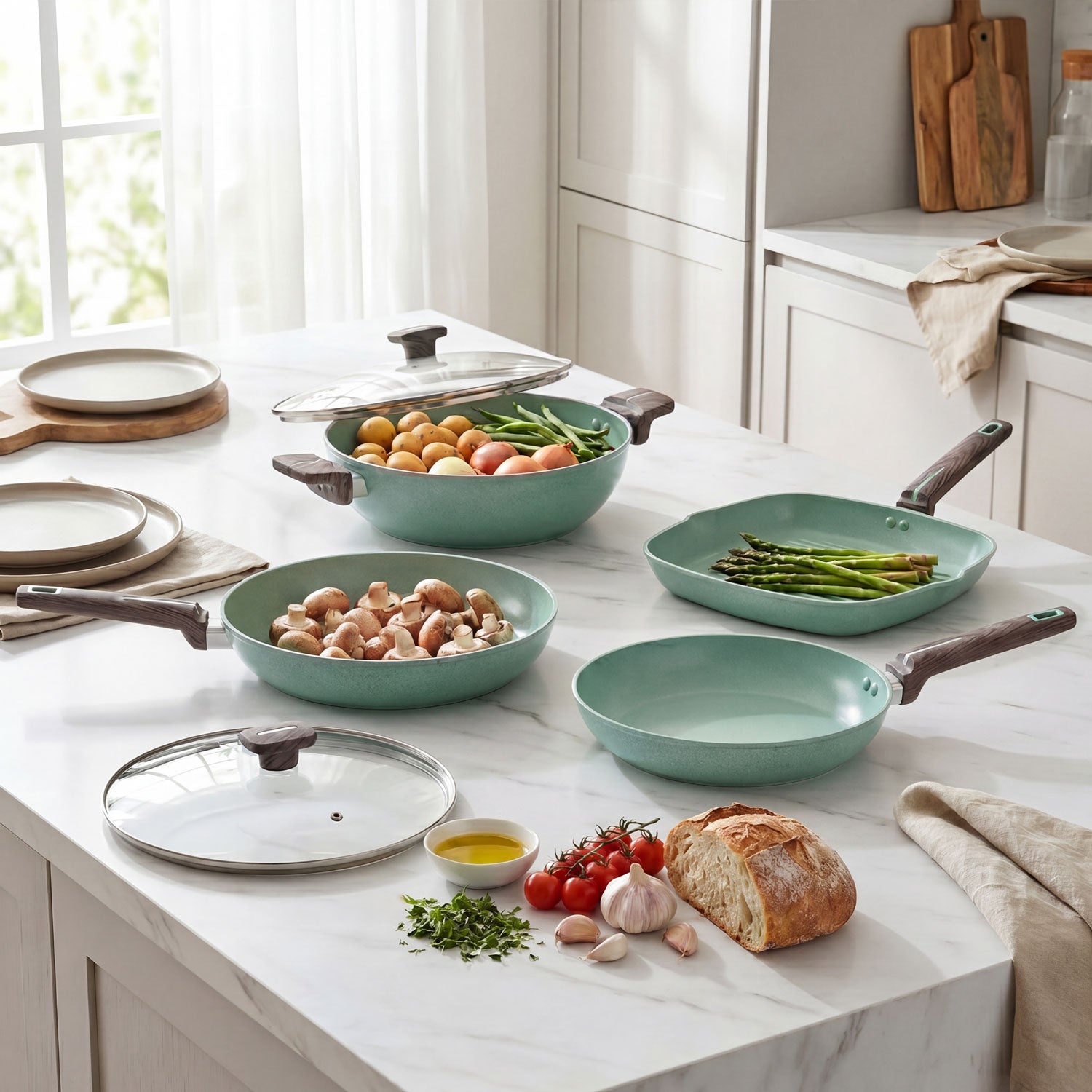 Batería de cocina Jade Cook Essentials 11 piezas