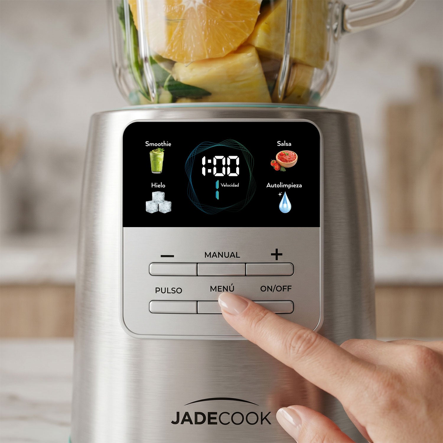Licuadora Digital Jade Cook 1400 Watts